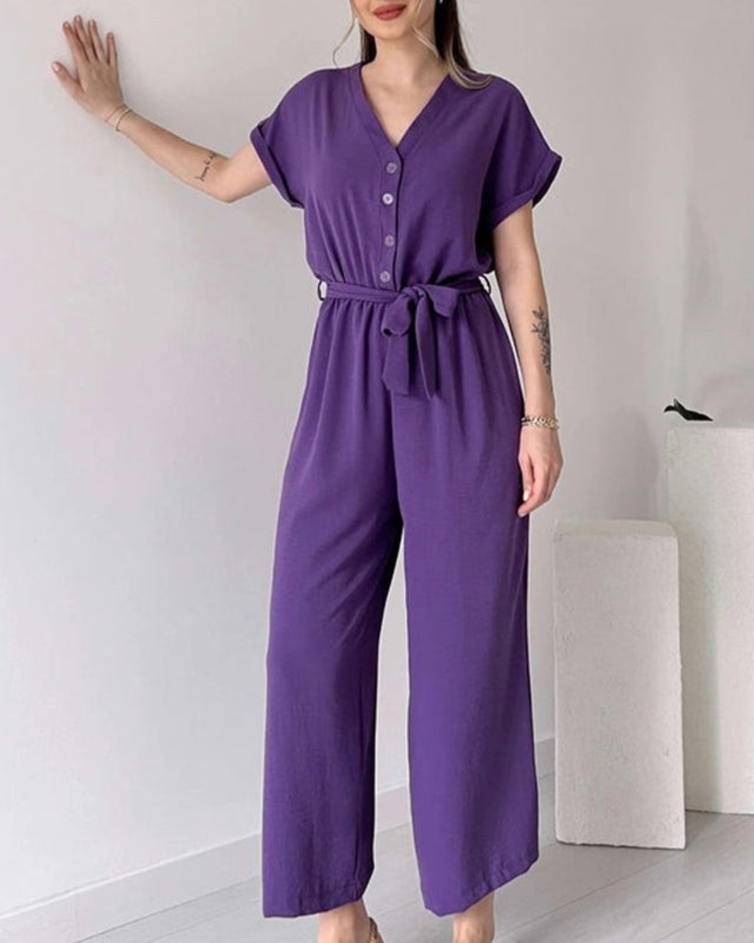 SOFIA | Elegante en Comfortabele Jumpsuit met Vloeiende Snit
