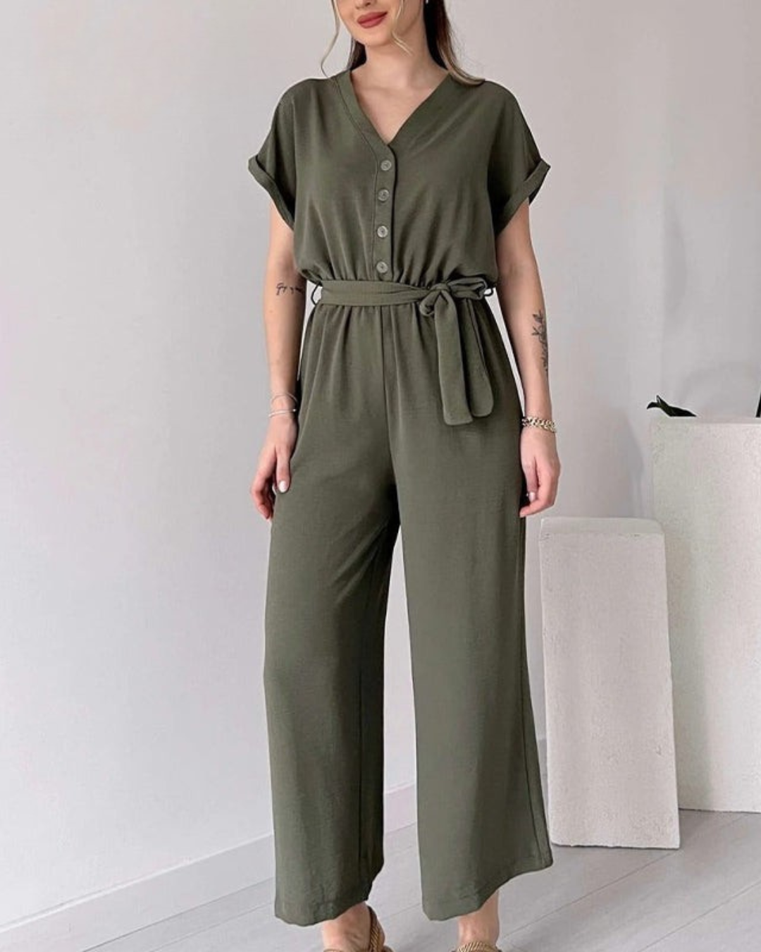 SOFIA | Elegante en Comfortabele Jumpsuit met Vloeiende Snit