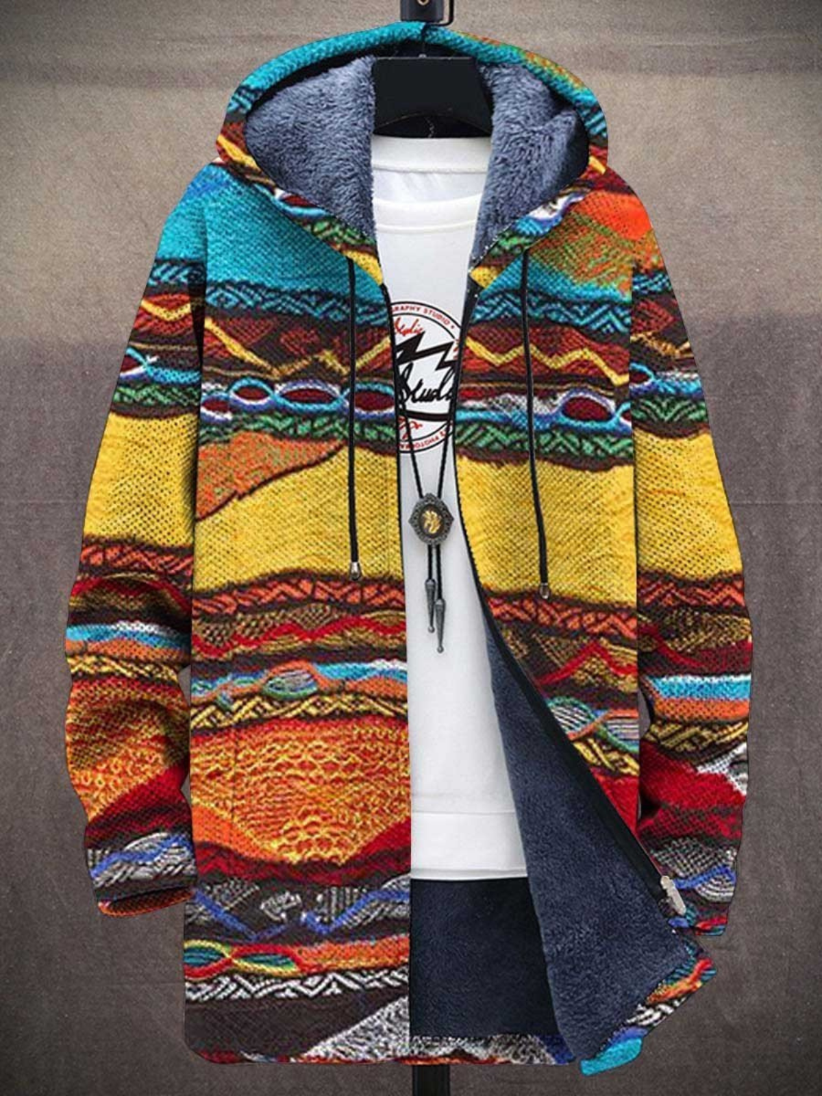Jindalee™ | Luxe Cardigan met Artistieke Inspiratie