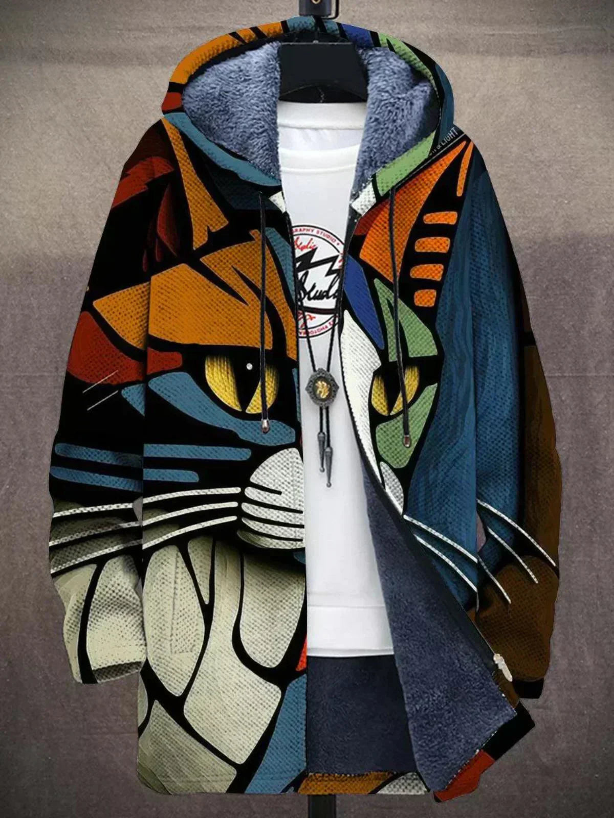 Jindalee™ | Luxe Cardigan met Artistieke Inspiratie