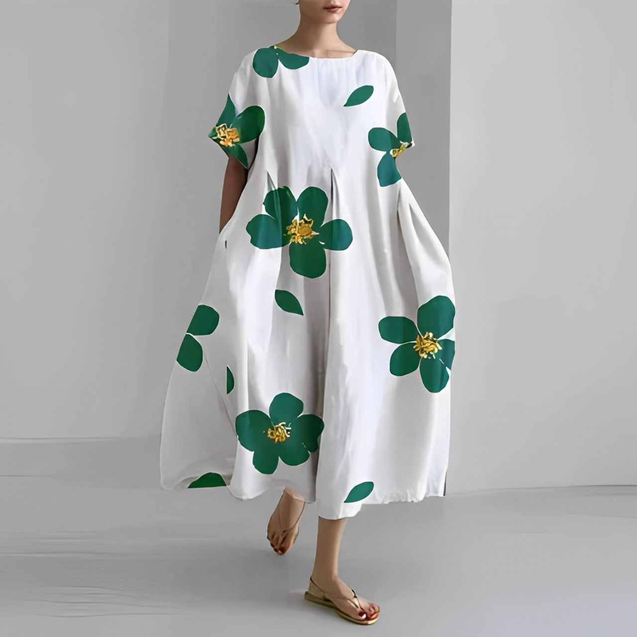 CÉLESTINE | Bohemian Bloemenjurk voor een Natuurlijke en Romantische Stijl
