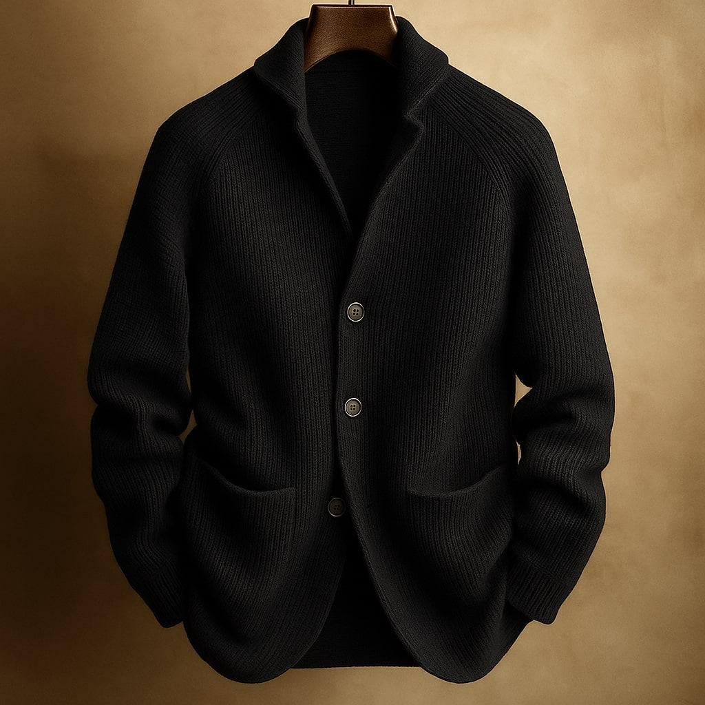 SILVORO | HEREN GILET IN RIBBELWOL
