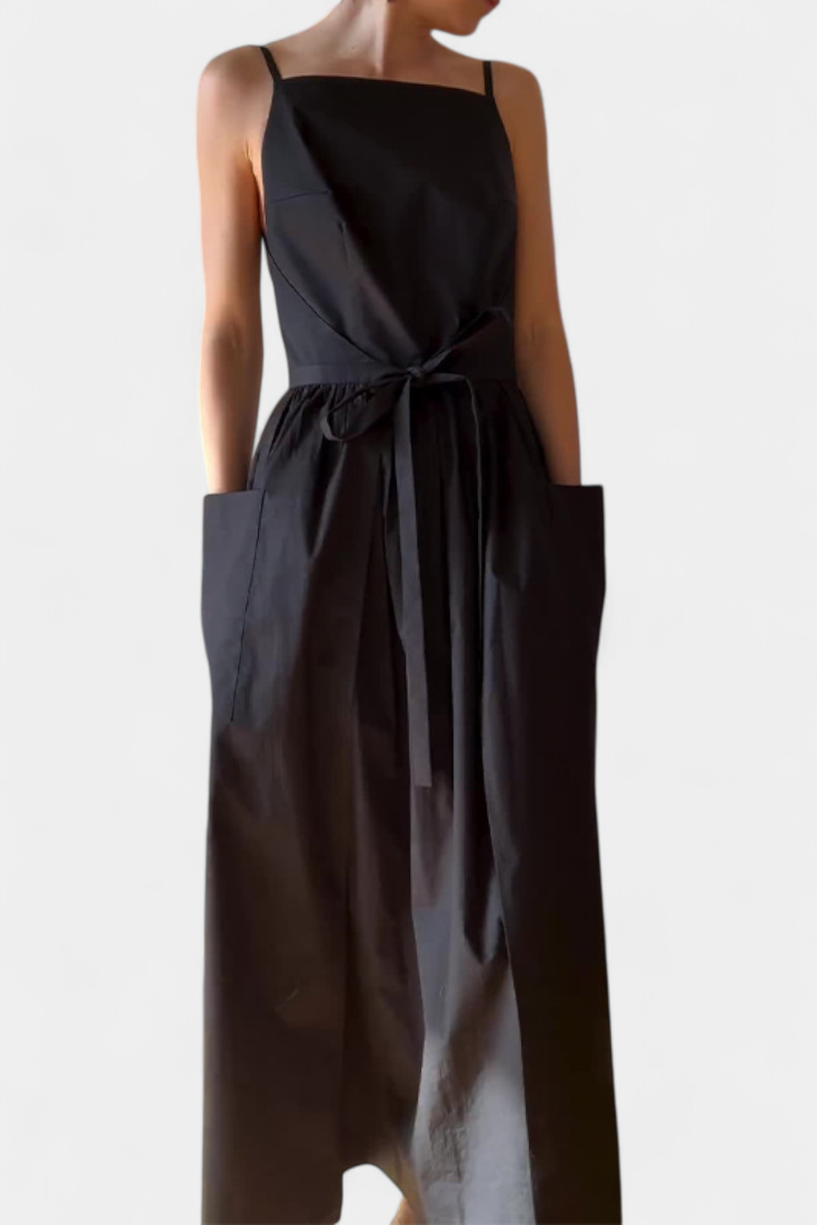 SERENA | Lange Jurk met Verstelbare Lussen voor Romantische Stijl en Zomerse Comfort