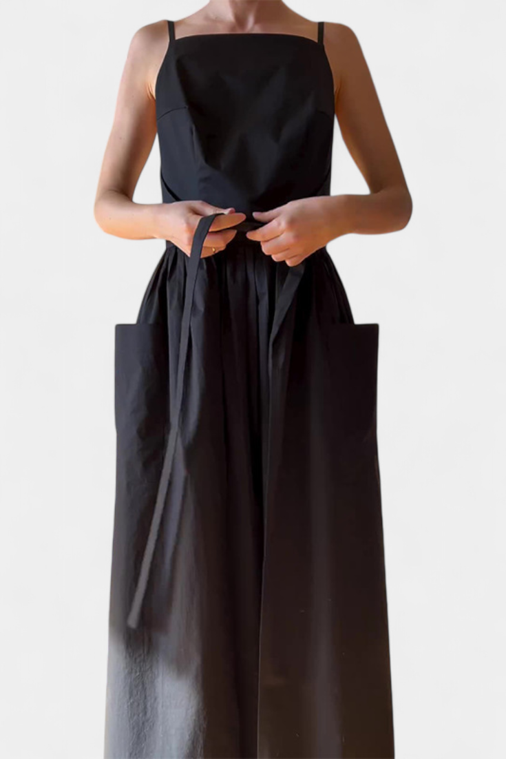 SERENA | Lange Jurk met Verstelbare Lussen voor Romantische Stijl en Zomerse Comfort