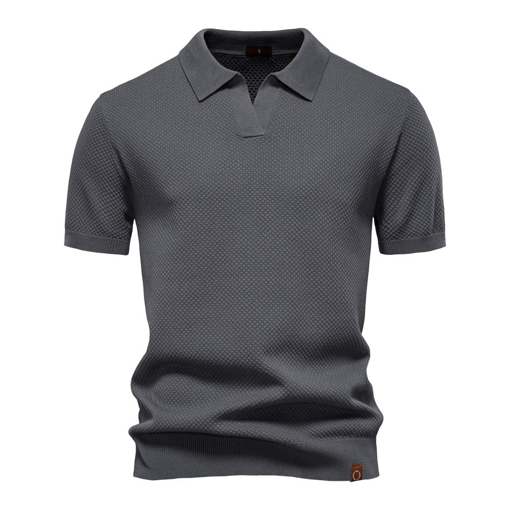 Ulrich – Gestructureerde Polo-Shirt