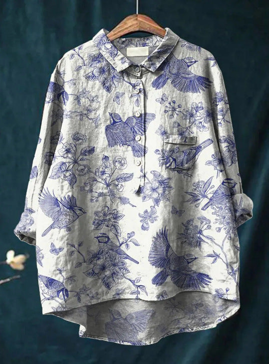 Elise | Elegante en veelzijdige bloemenblouse