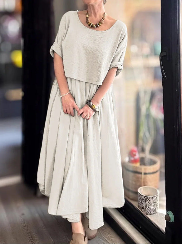 RAFFAELLA | Elegante Twee-delige Set met Vloeiende Pasvorm en Chic Dagstijl