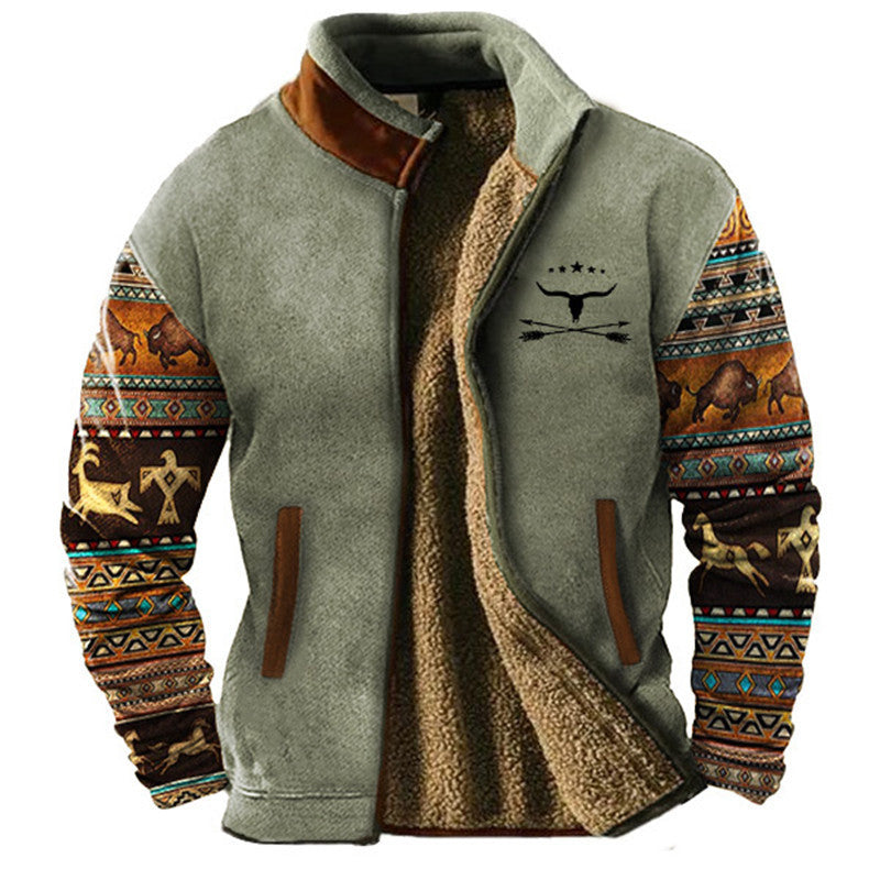 Mathéo - Casual fleece jack voor mannen