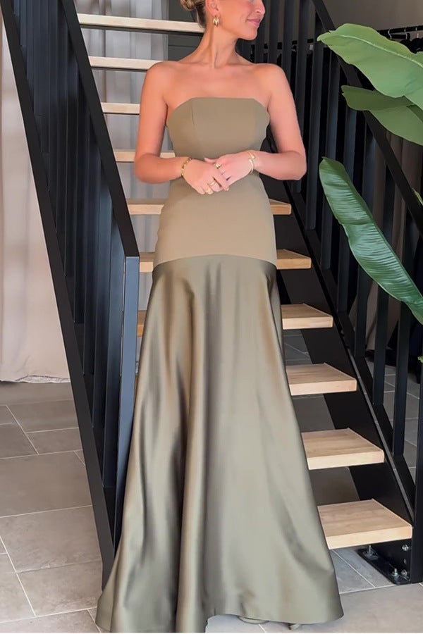 Lucia™ | Strapless jurk die je vrouwelijkheid omarmt met elegantie en lichtheid