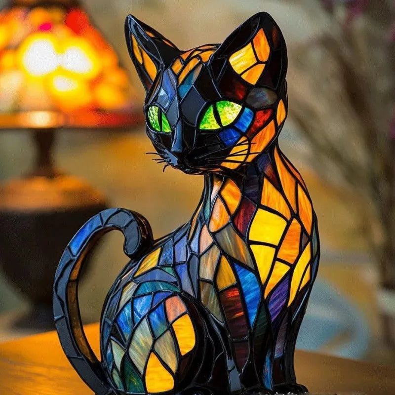 Glanzende Middernacht Kat