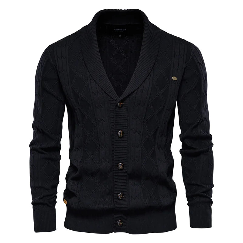 Waldemar | Heren-Cardigan met Knopsluiting