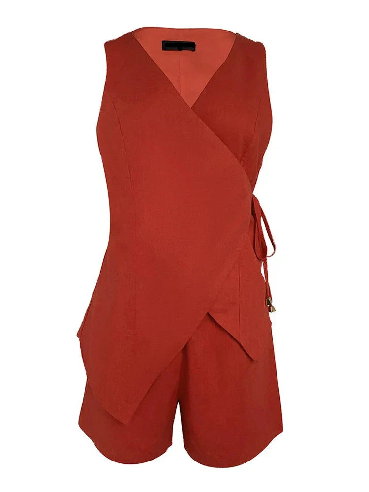 ELIANA | Korte Set met Zijdelingse Sluiting voor Elegante Comfort en Veelzijdige Stijl