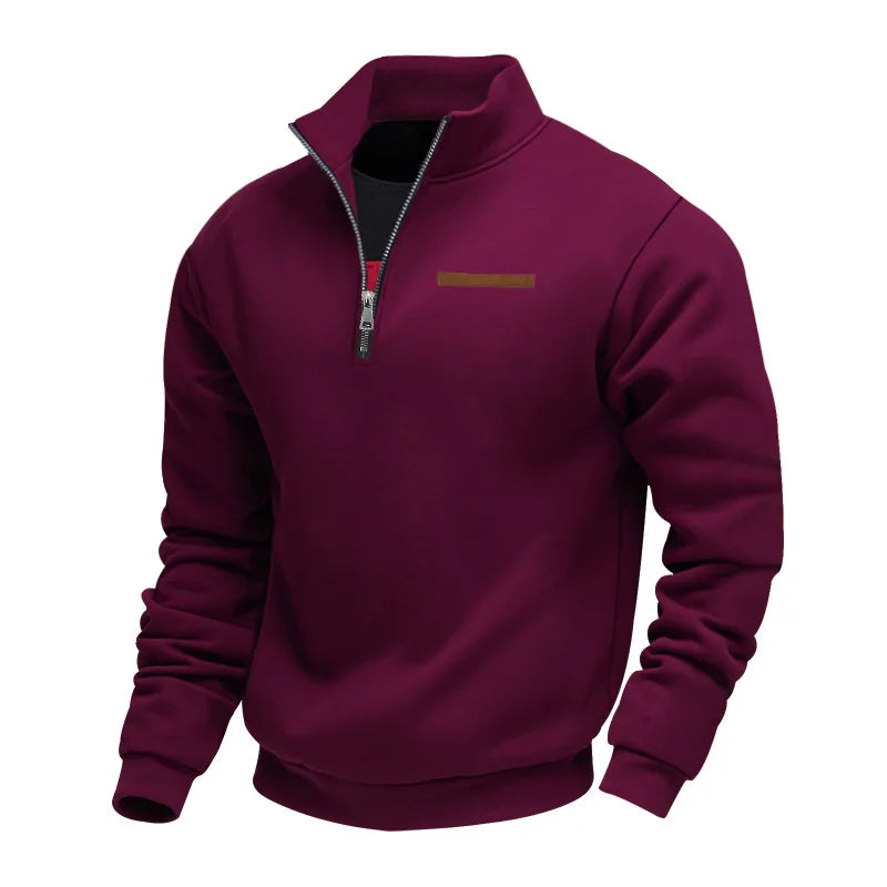 MATHIEU™ | Herensweatshirt met warm draagcomfort en modern zelfvertrouwen voor dagelijks gebruik