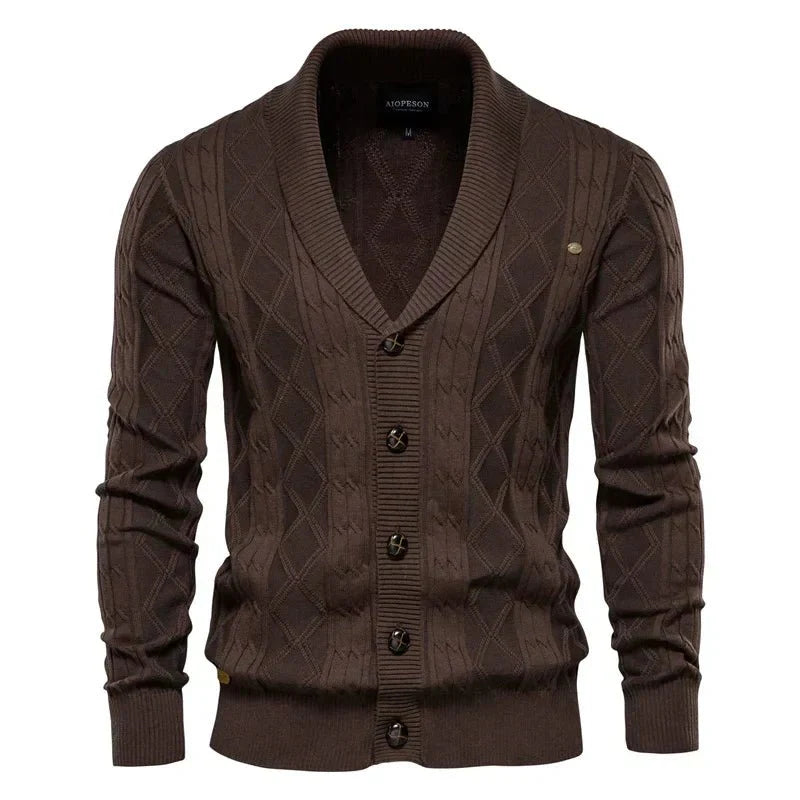 Waldemar | Heren-Cardigan met Knopsluiting
