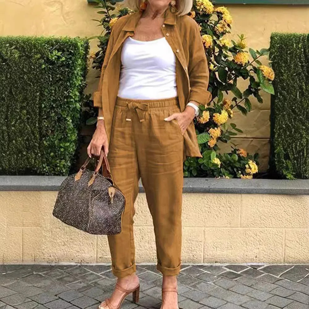 YVELINA | Compleet Dames 2-delige Set Comfortabel en Elegant