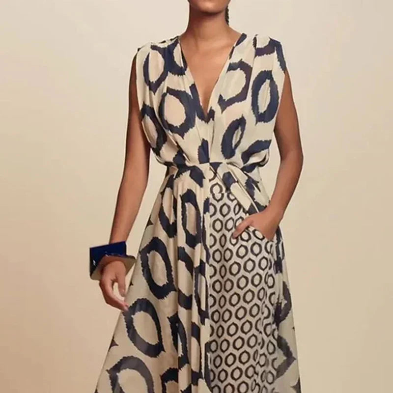 VITTORIA | Etnische Vloeiende Set met Elegante Silhouet en Boho Vakantiestijl