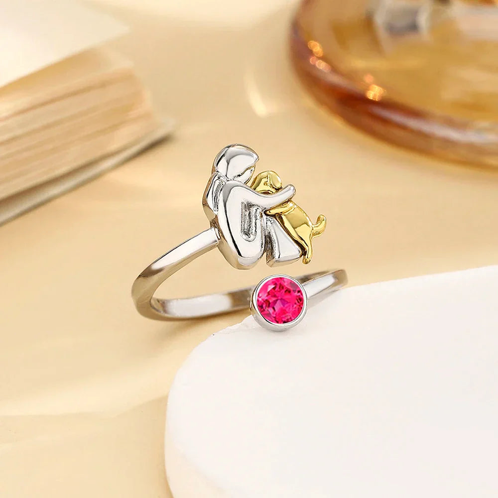 LadiVania™ | Ring met hondenicoon