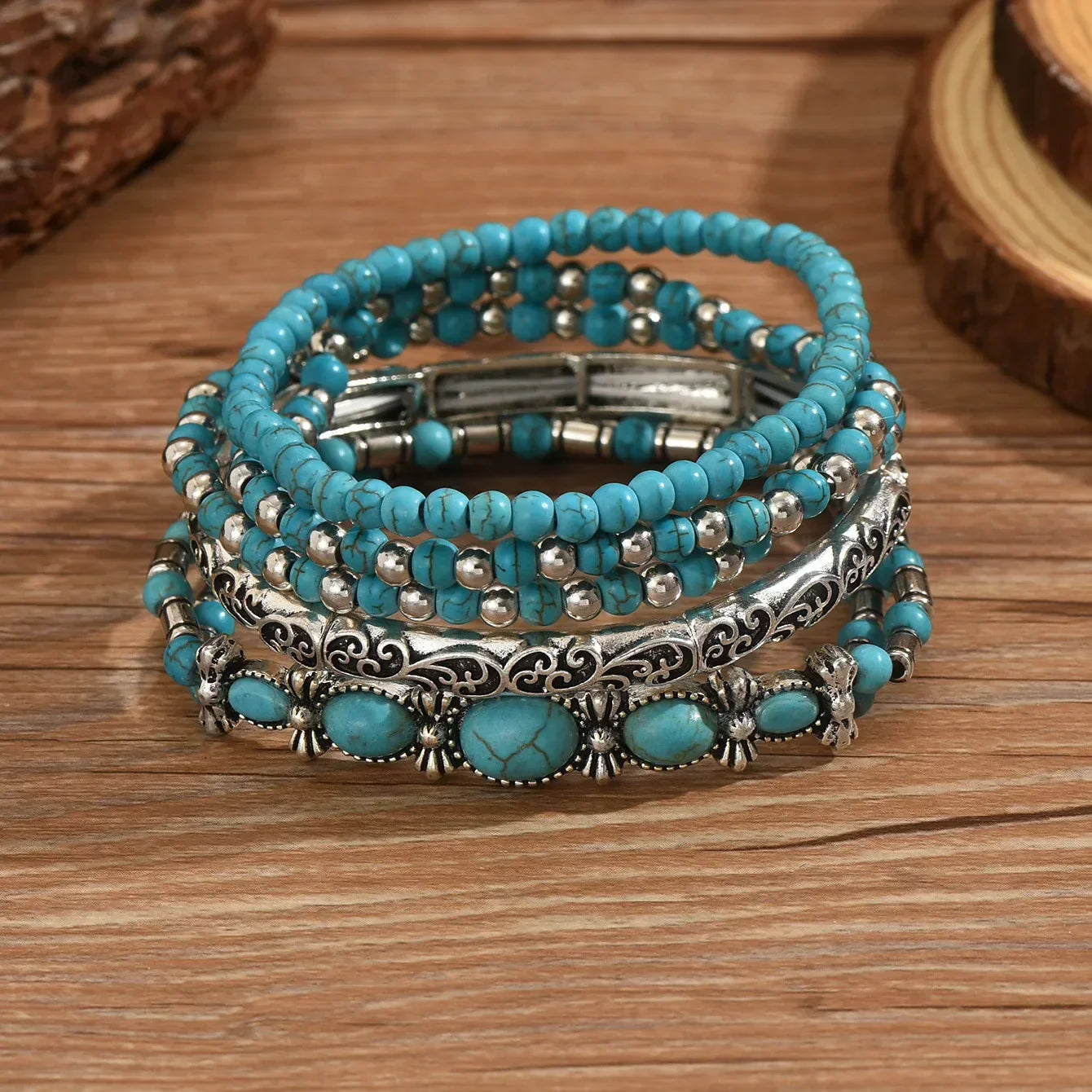 LIEKE™ | Boho Armbanden Set met Tijdloze Elegantie en Zelfverzekerde Uitstraling