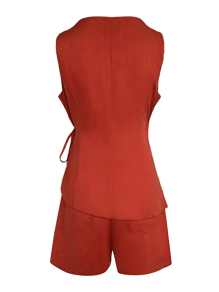 ELIANA | Korte Set met Zijdelingse Sluiting voor Elegante Comfort en Veelzijdige Stijl
