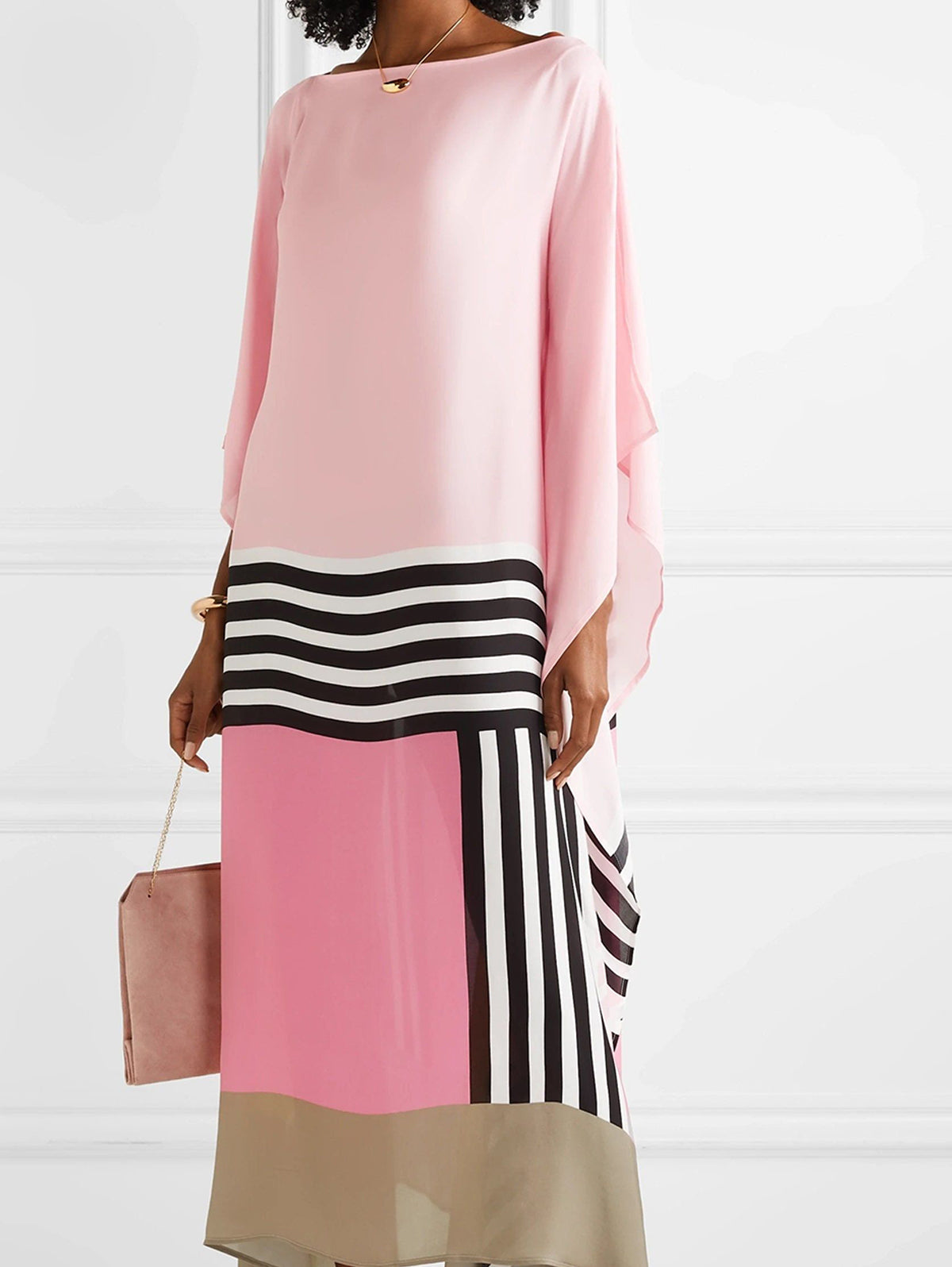 Aurora | Boho Chic Caftan met Grafische Print
