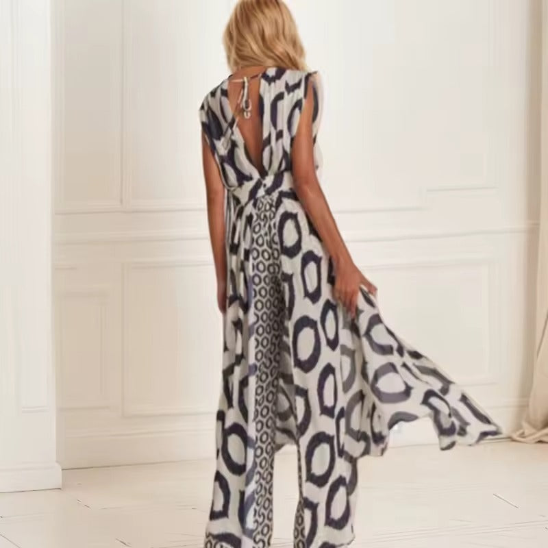 VITTORIA | Etnische Vloeiende Set met Elegante Silhouet en Boho Vakantiestijl
