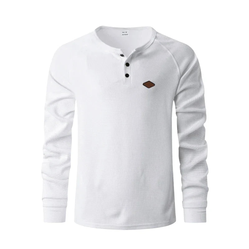 LEONARD | ELEGANTE STRUCTUUR HENLEY VOOR HEREN