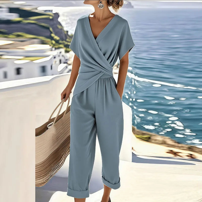 FLEUR™ | Elegante Set met Flatterende Taille en Moeiteloze Zomerstijl