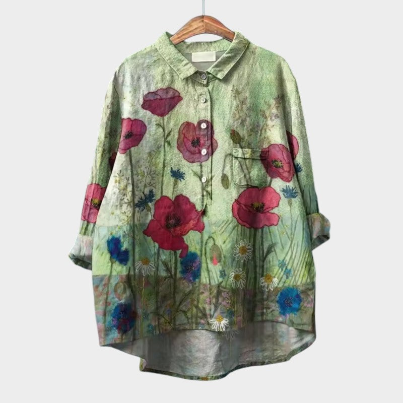 SOFIA | Oversized Bloes met Dagelijks Comfort en Stralende Stijl voor Elke Gelegenheid