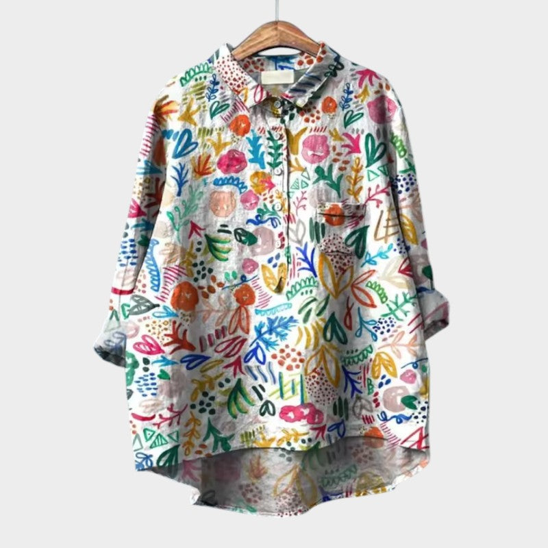 SOFIA | Oversized Bloes met Dagelijks Comfort en Stralende Stijl voor Elke Gelegenheid