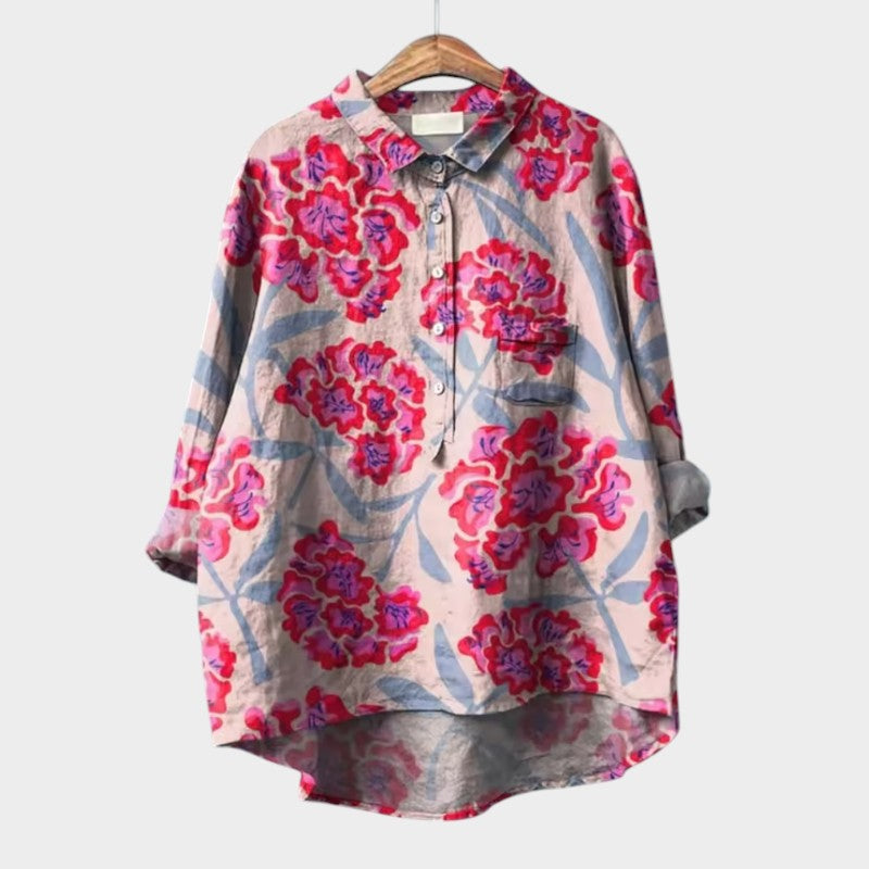 SOFIA | Oversized Bloes met Dagelijks Comfort en Stralende Stijl voor Elke Gelegenheid