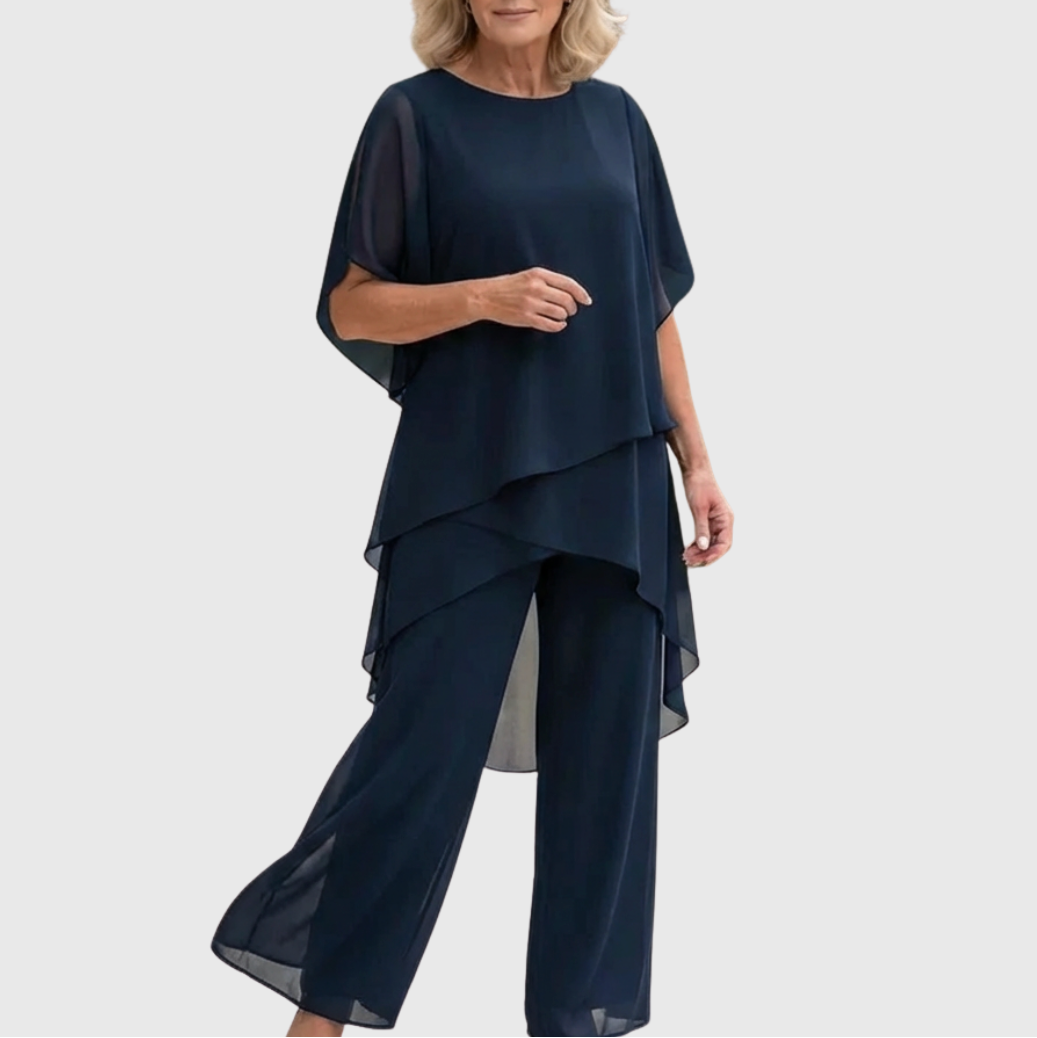ELARA | Vloeibare Palazzo Set voor Elegante Comfort en Stijl