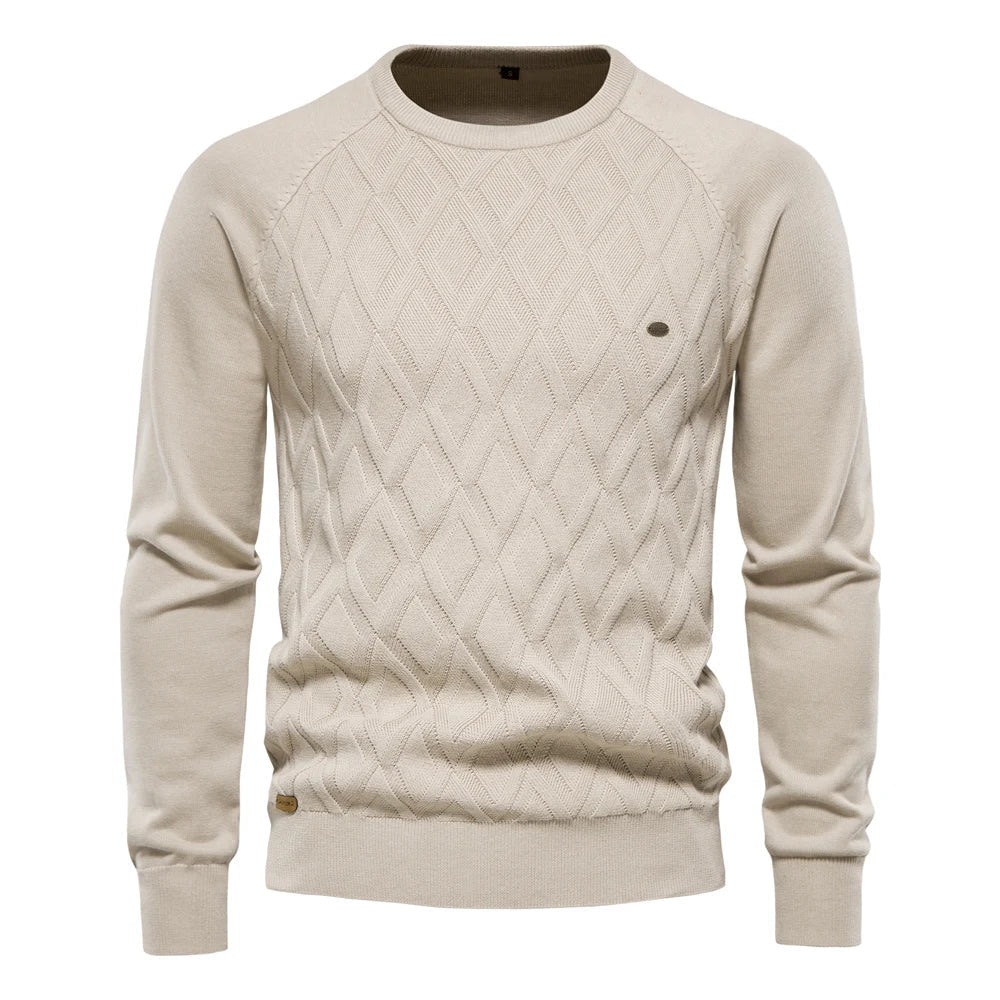Koelman | Herenpullover met Ruitpatroon