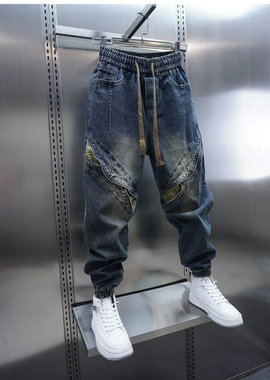 Laurent™ | Baggy Jeans met Tailleband