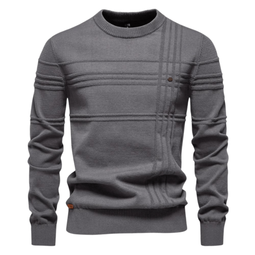 Burkhard | Stijlvolle herenpullover met ruitdesign