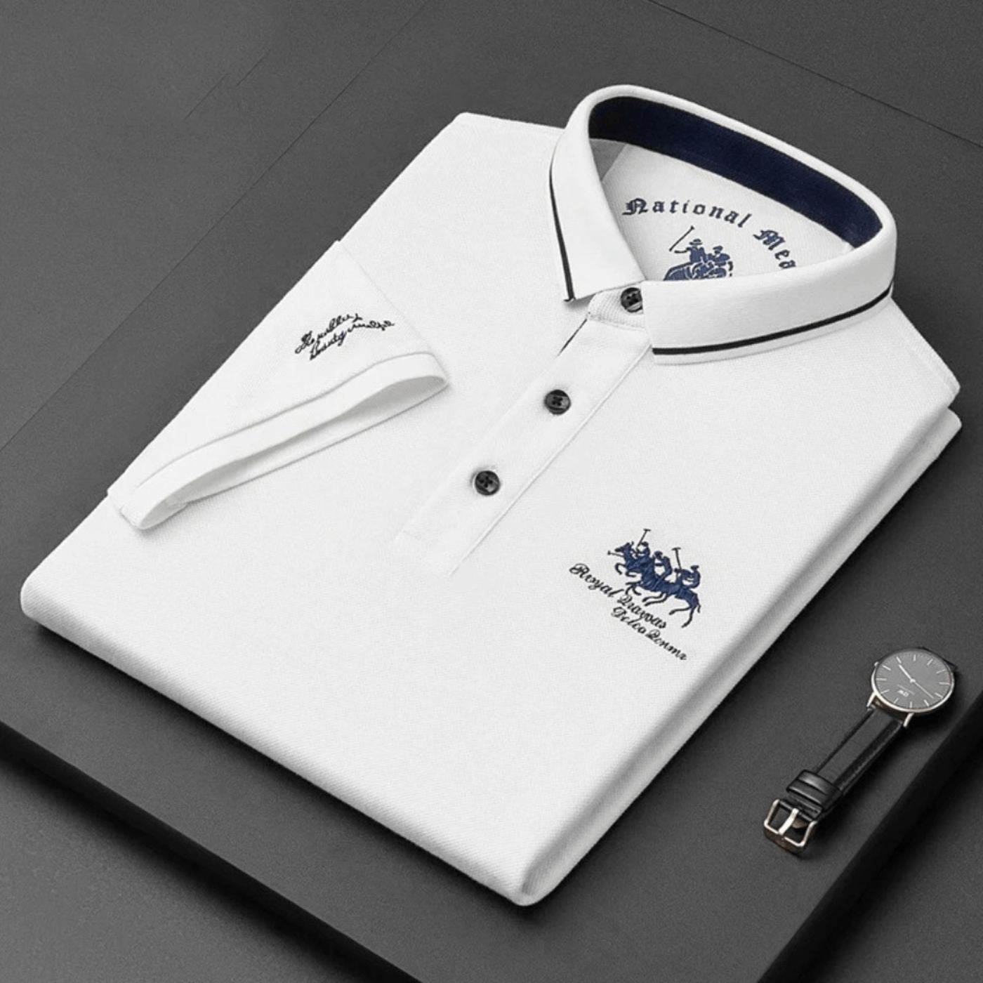 Thijs | Elegante Heren Polo met Ademend Comfort voor Elke Dag