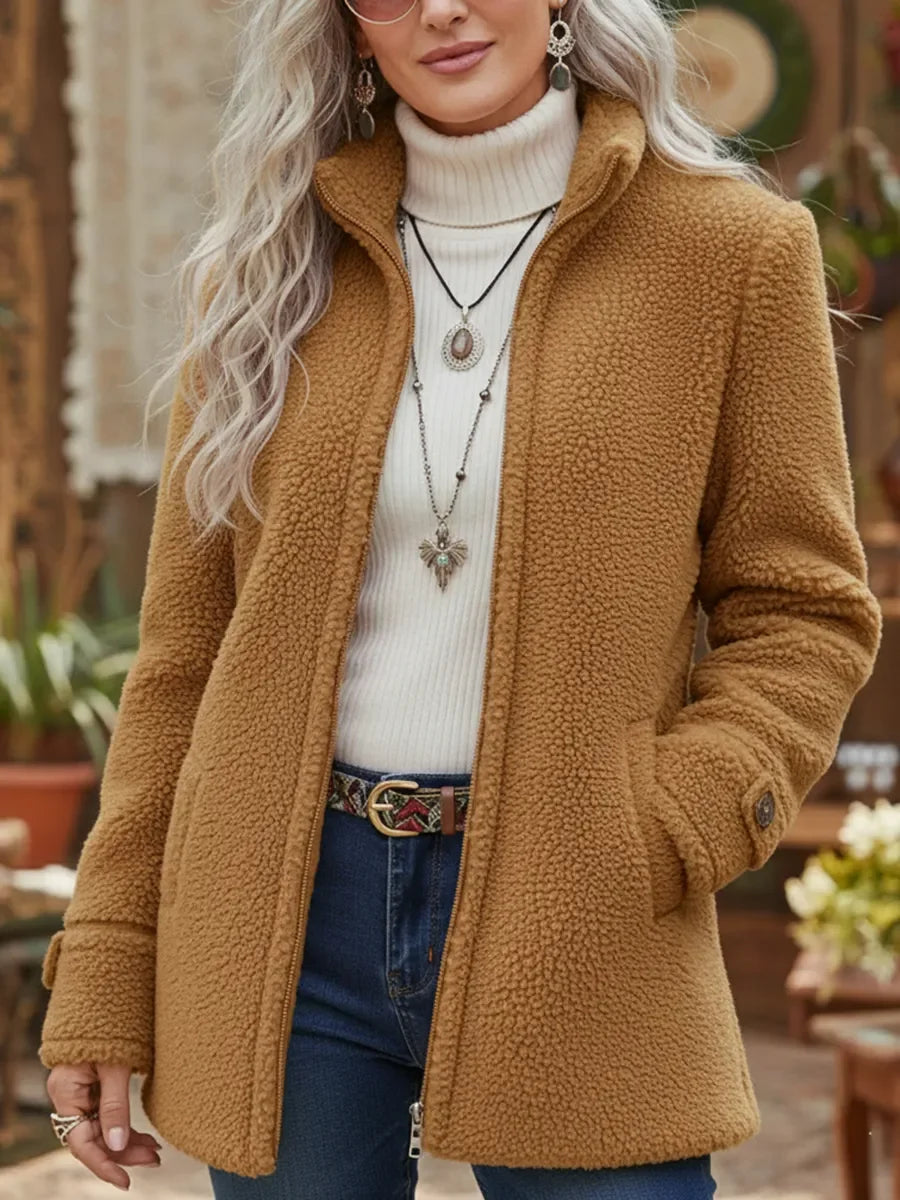 Lieke | Zachte Tussenjas met Comfortabele Warmte en Verzorgde Dagelijkse Stijl