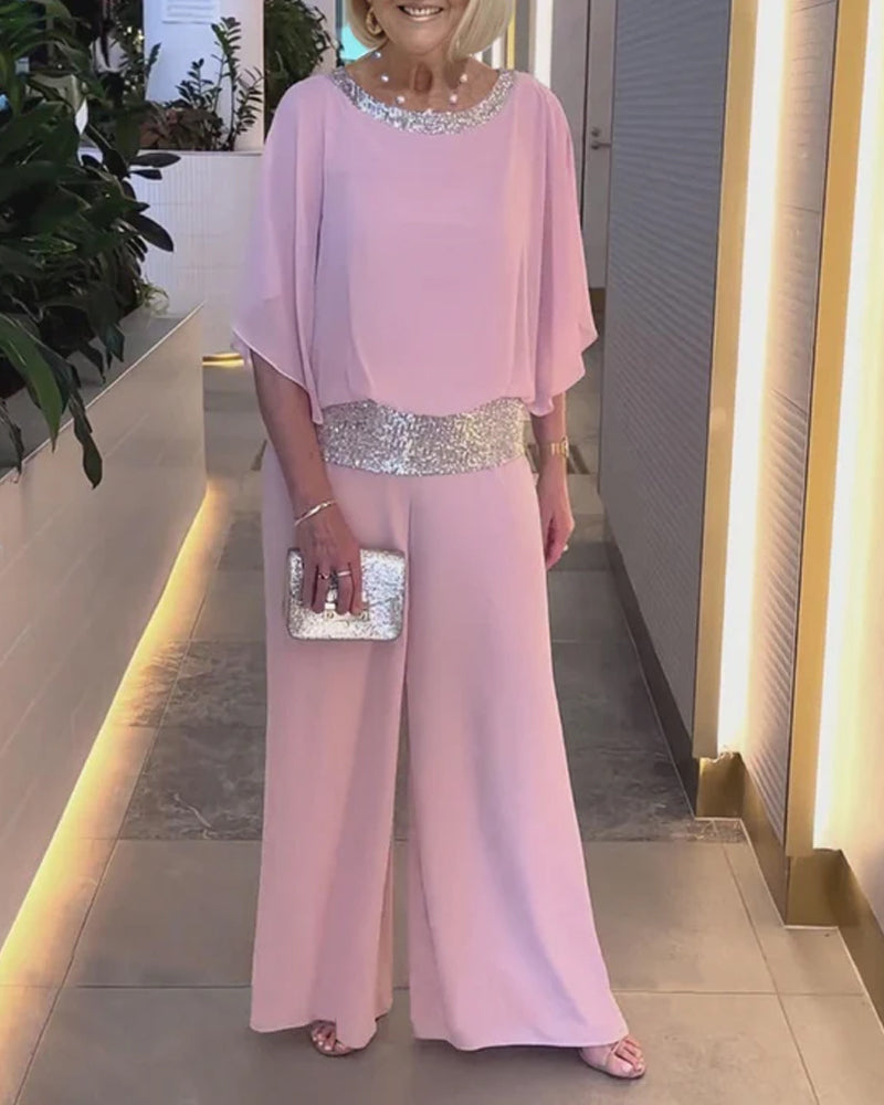 Isabella | Compleet in Twee Stukken met Vloeiende Snit en Elegante Stijl voor Speciale Gelegenheden