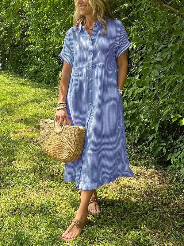 VITTORIA | Hemdjurk met Comfortabele en Elegante Snit voor Vrije Dagen en Casual Stijl