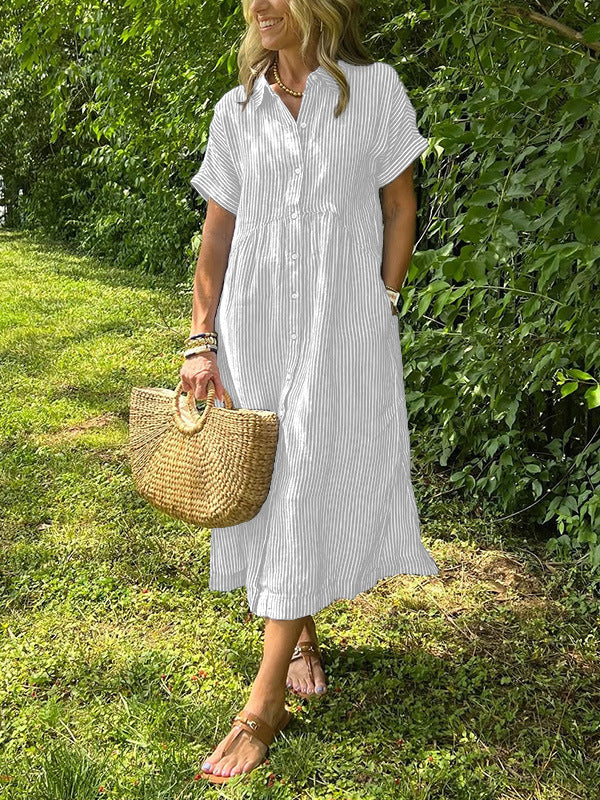 VITTORIA | Hemdjurk met Comfortabele en Elegante Snit voor Vrije Dagen en Casual Stijl