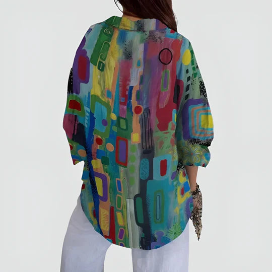 Amalie™ | Blouse met kleurrijk ontwerp