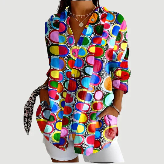 Amalie™ | Blouse met kleurrijk ontwerp