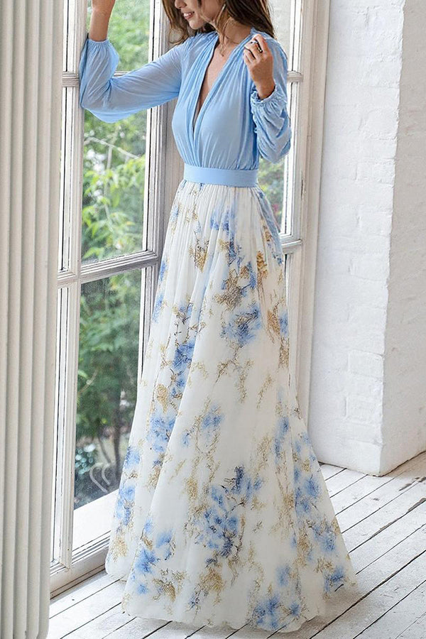 Esmée | Elegante Maxi Jurk met Flatterende Pasvorm