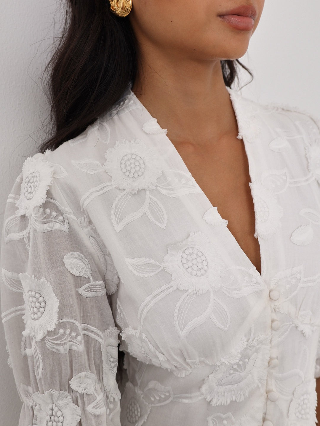VIOLETTA | Elegante Midi Jurk met Fijne Borduursels voor Speciale Gelegenheden en Onvergetelijke Looks