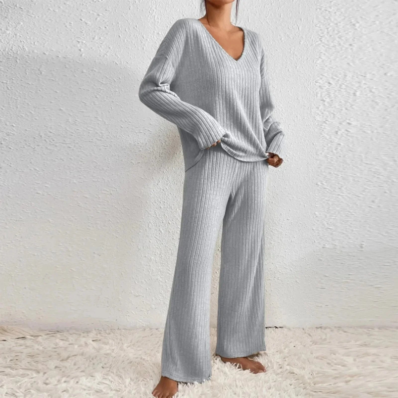 Kathy | Compleet Gebreid 2-delig Chic en Comfortabel