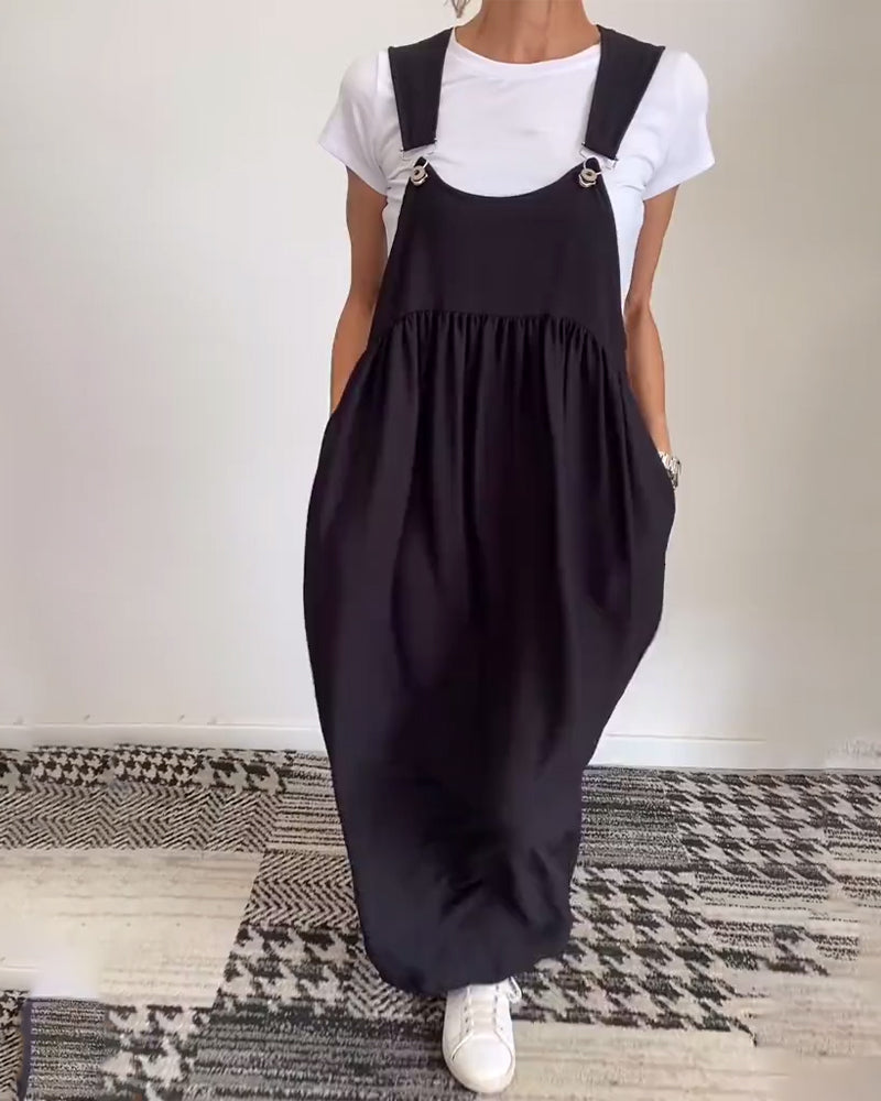 CAMILLE | Casual-Chic Mouwloos Vloeiend Jurk