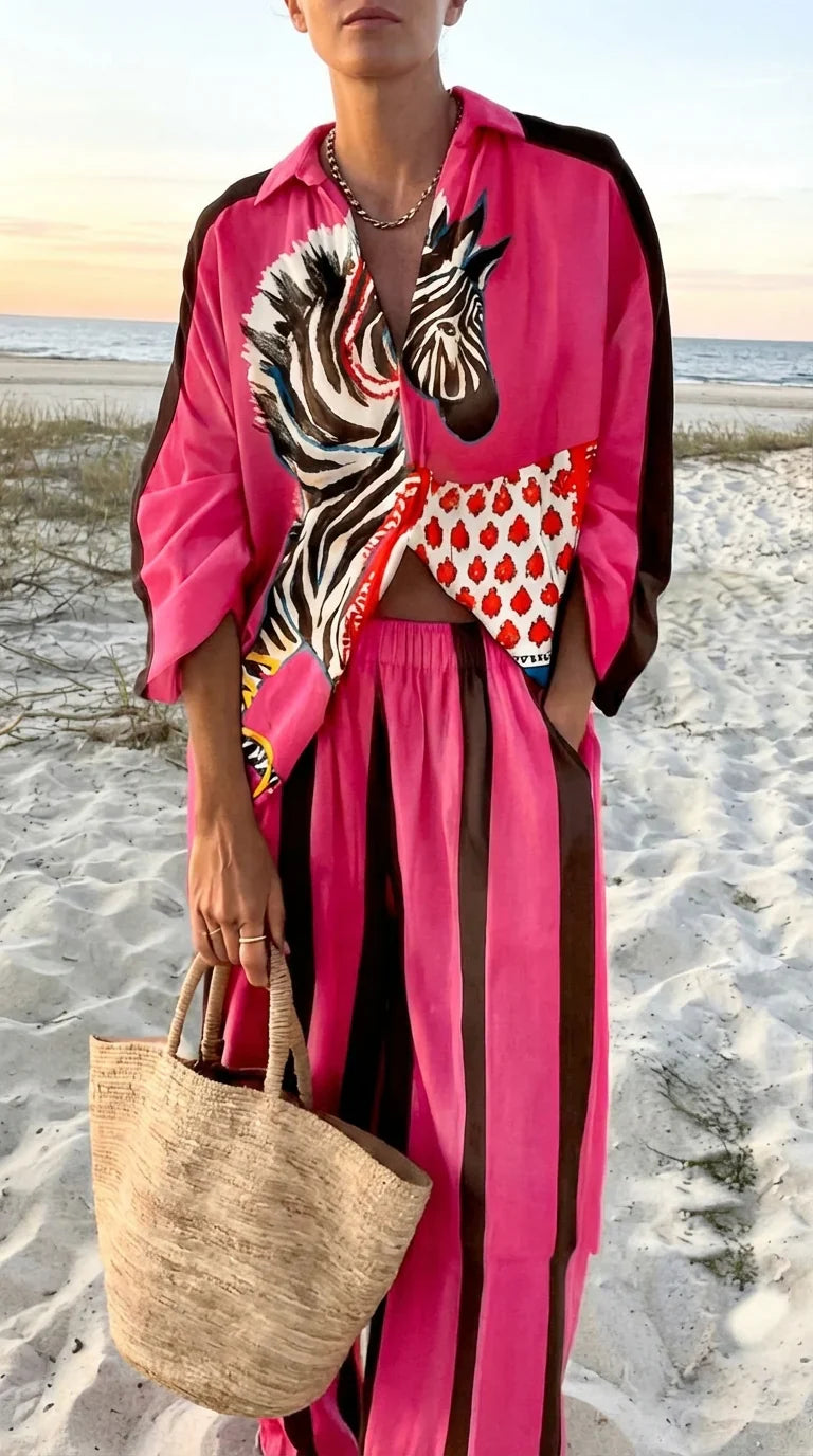 NOVA™ | Vrouwen Twee-delige Set Vakantie Bijpassende Sets