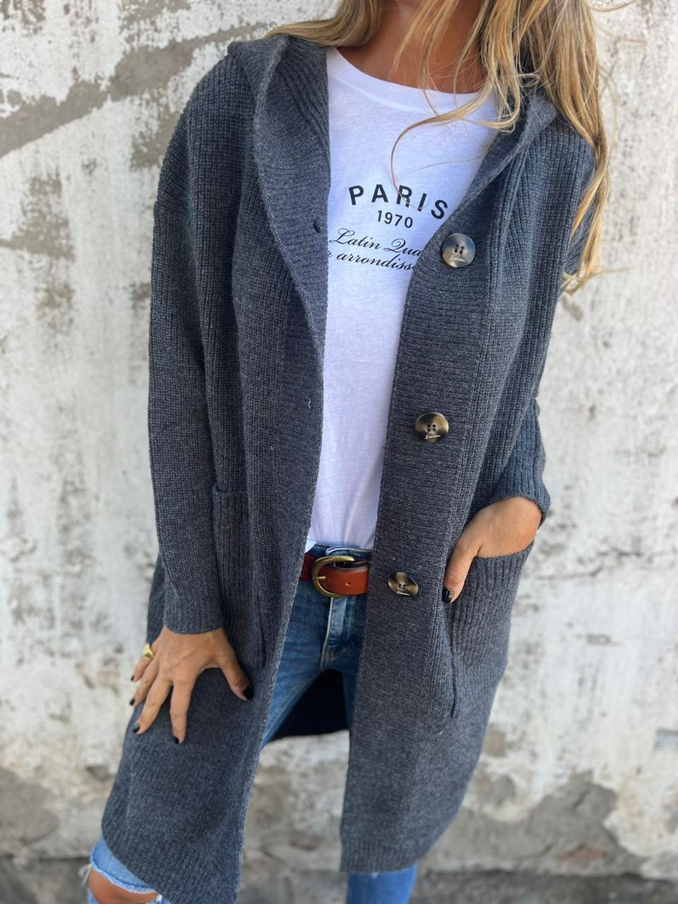 Frida | Lange en Comfortabele Cardigan