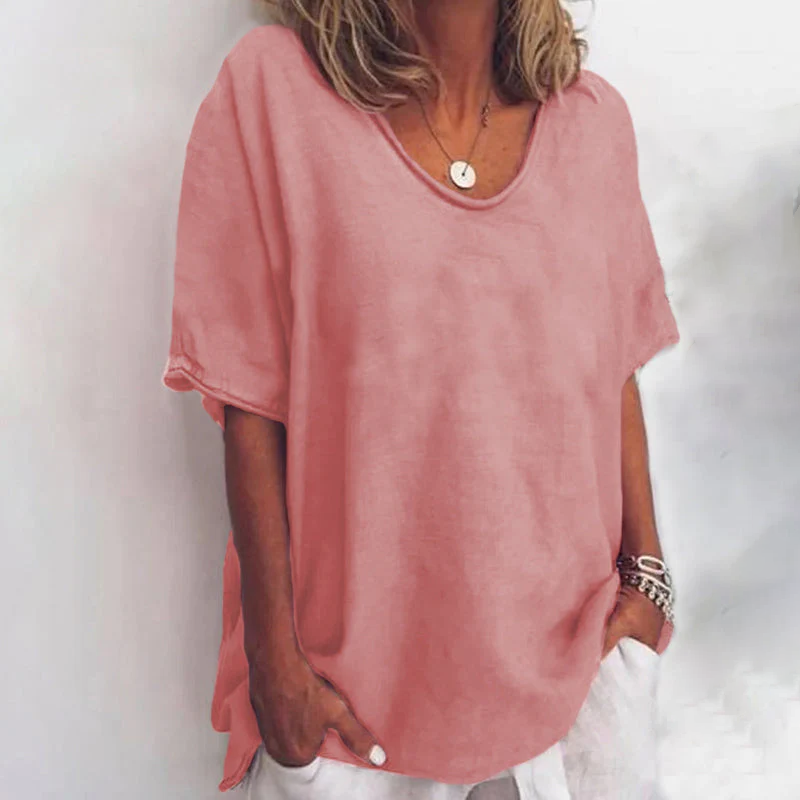 Vittoria | Lange Blouse met Dagelijks Comfort en Casual Stijl voor Ontspannen Looks