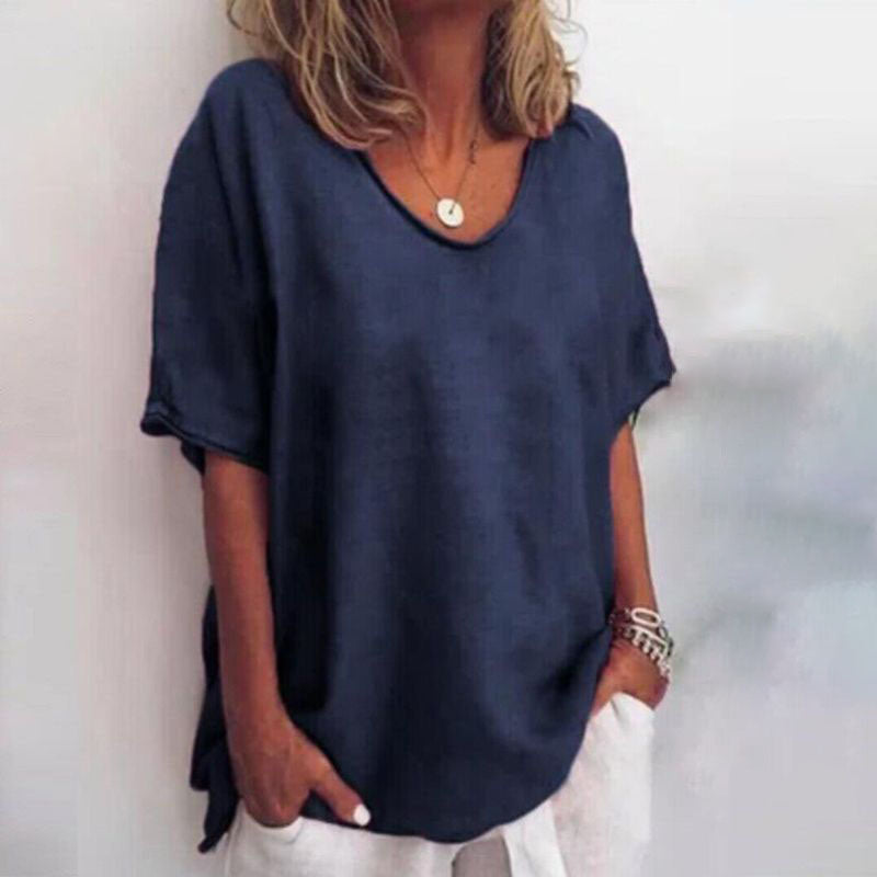 Vittoria | Lange Blouse met Dagelijks Comfort en Casual Stijl voor Ontspannen Looks