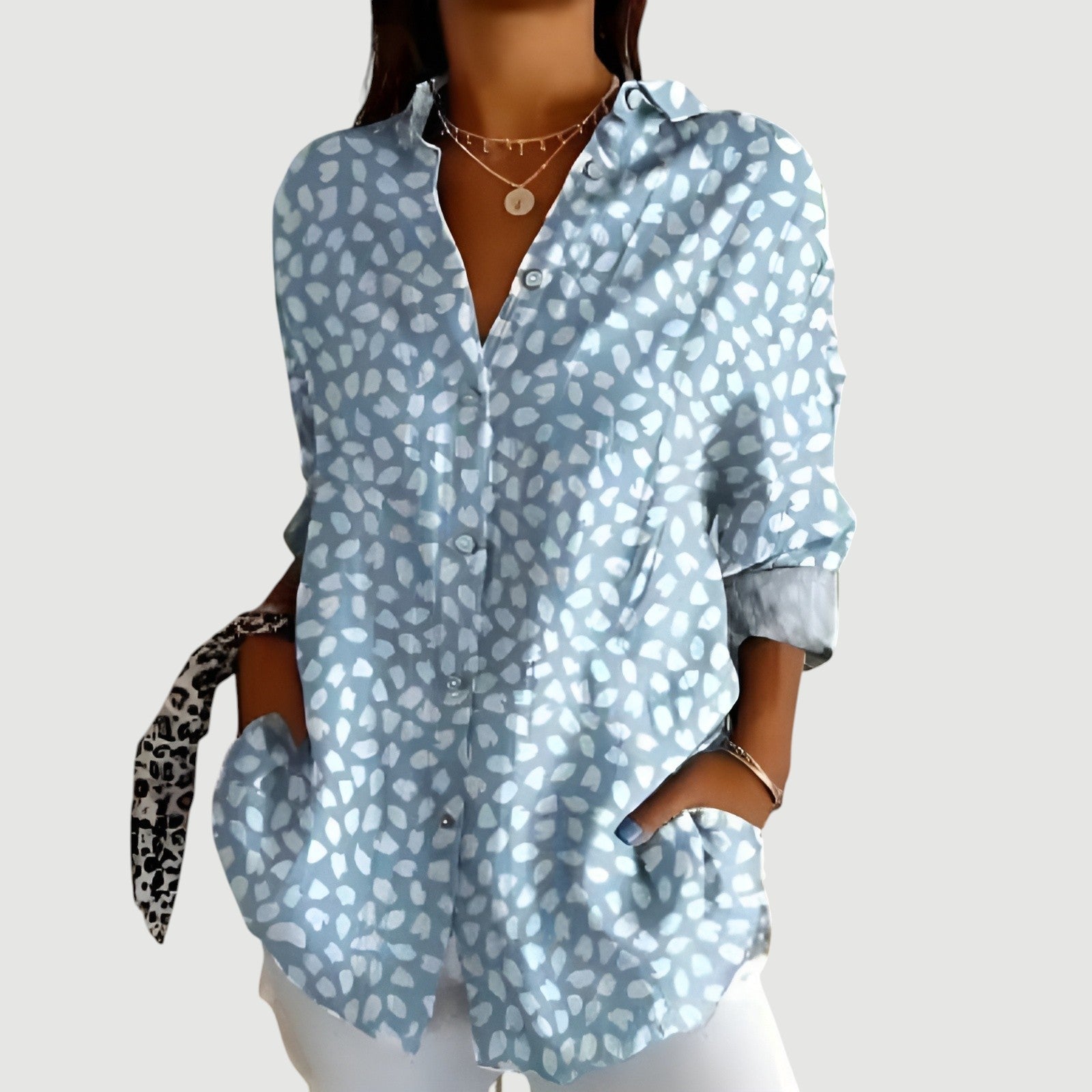 Svala™ | Blouse met kleurrijk design